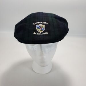 Gelfer Carnoustie Scotland Plaid Wool Newsboy Cap